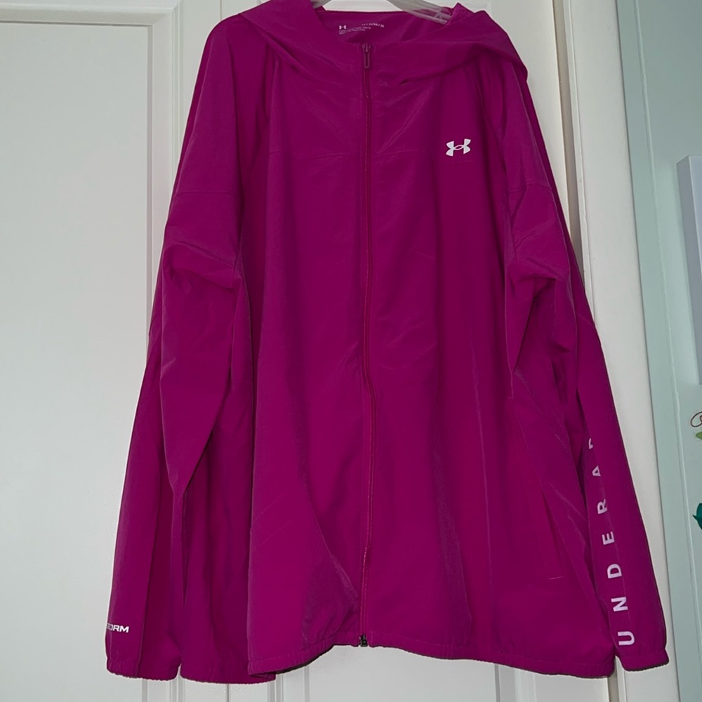 Under Armour pink jacket size 3X